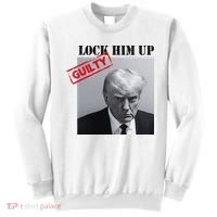 Lock Him Up Donald Trump Guilty Mugshot Sweatshirt thumb 0