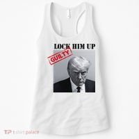 Lock Him Up Donald Trump Guilty Mugshot Women's Tank Top thumb 0