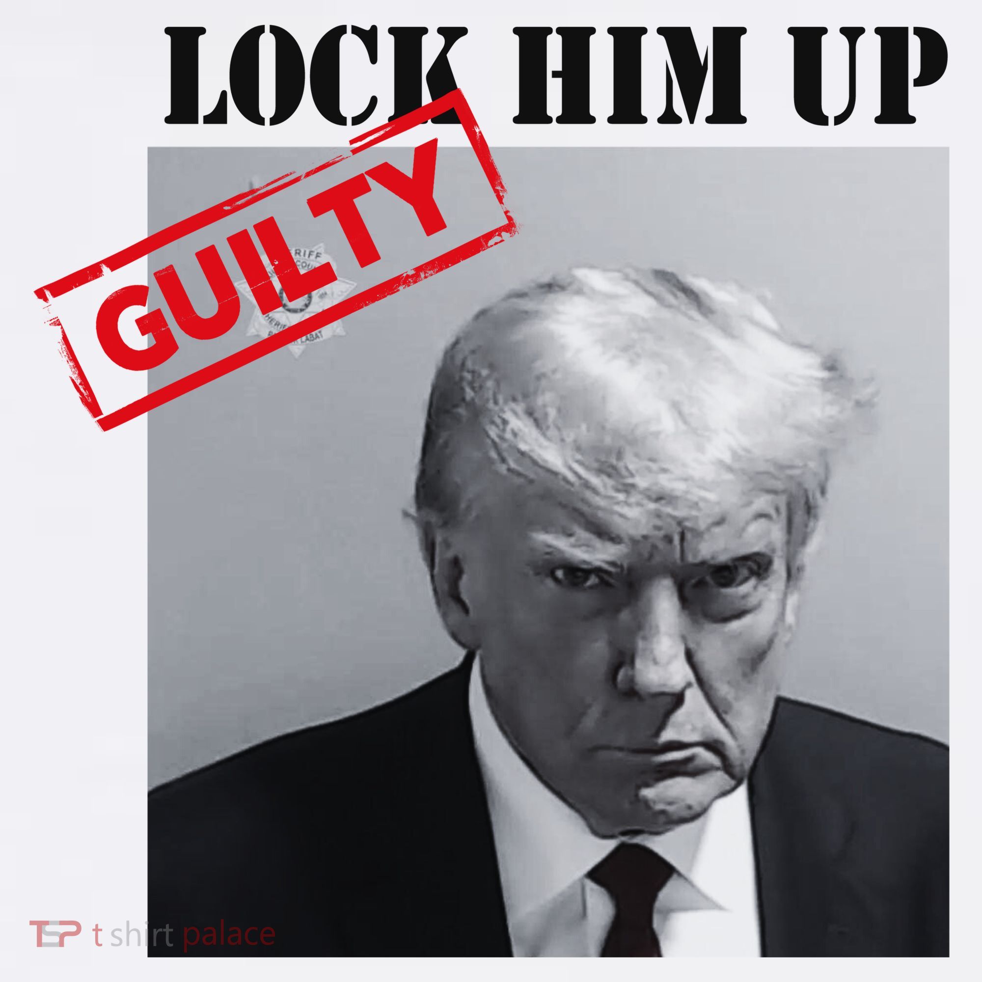 Lock Him Up Donald Trump Guilty Mugshot Women's Tank Top