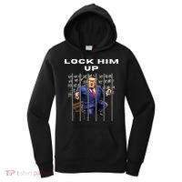 Lock Him Up Antitrump Djt Incarceration Jail Trump Women's Hoodie thumb 0