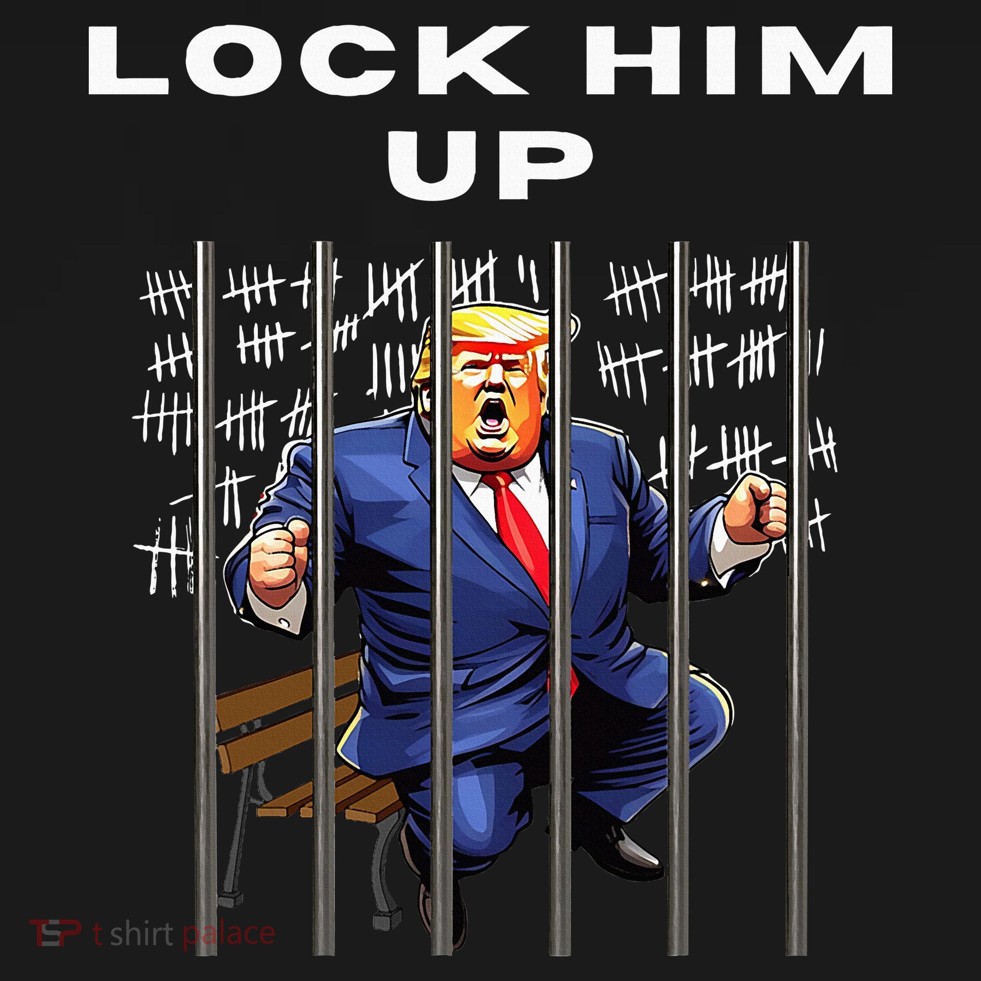 Lock Him Up Antitrump Djt Incarceration Jail Trump Women's Hoodie