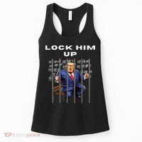 Lock Him Up Antitrump Djt Incarceration Jail Trump Women's Tank Top thumb 0
