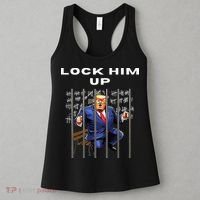Lock Him Up Antitrump Djt Incarceration Jail Trump Women's Tank Top thumb 3