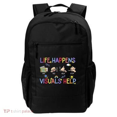 Life Happens Visuals Help ACC Special Education Teacher Backpack