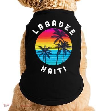 Labadee Haiti Vacation Souvenir Sunset Beach Doggie Tank
