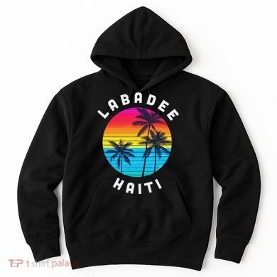 Labadee Haiti Vacation Souvenir Sunset Beach Hoodie
