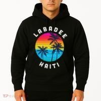 Labadee Haiti Vacation Souvenir Sunset Beach Hoodie thumb 2