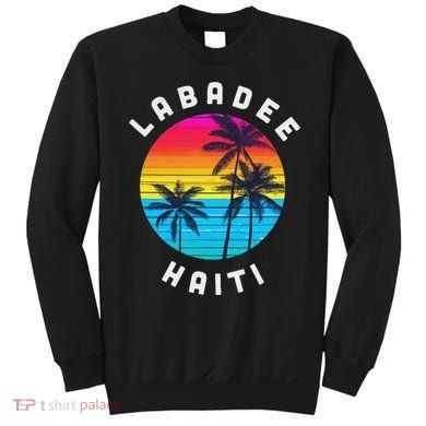 Labadee Haiti Vacation Souvenir Sunset Beach Sweatshirt
