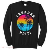 Labadee Haiti Vacation Souvenir Sunset Beach Sweatshirt thumb 0
