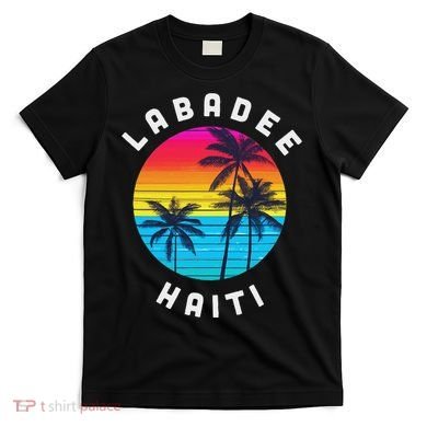 Labadee Haiti Vacation Souvenir Sunset Beach T-Shirt