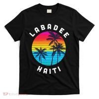 Labadee Haiti Vacation Souvenir Sunset Beach T-Shirt thumb 0