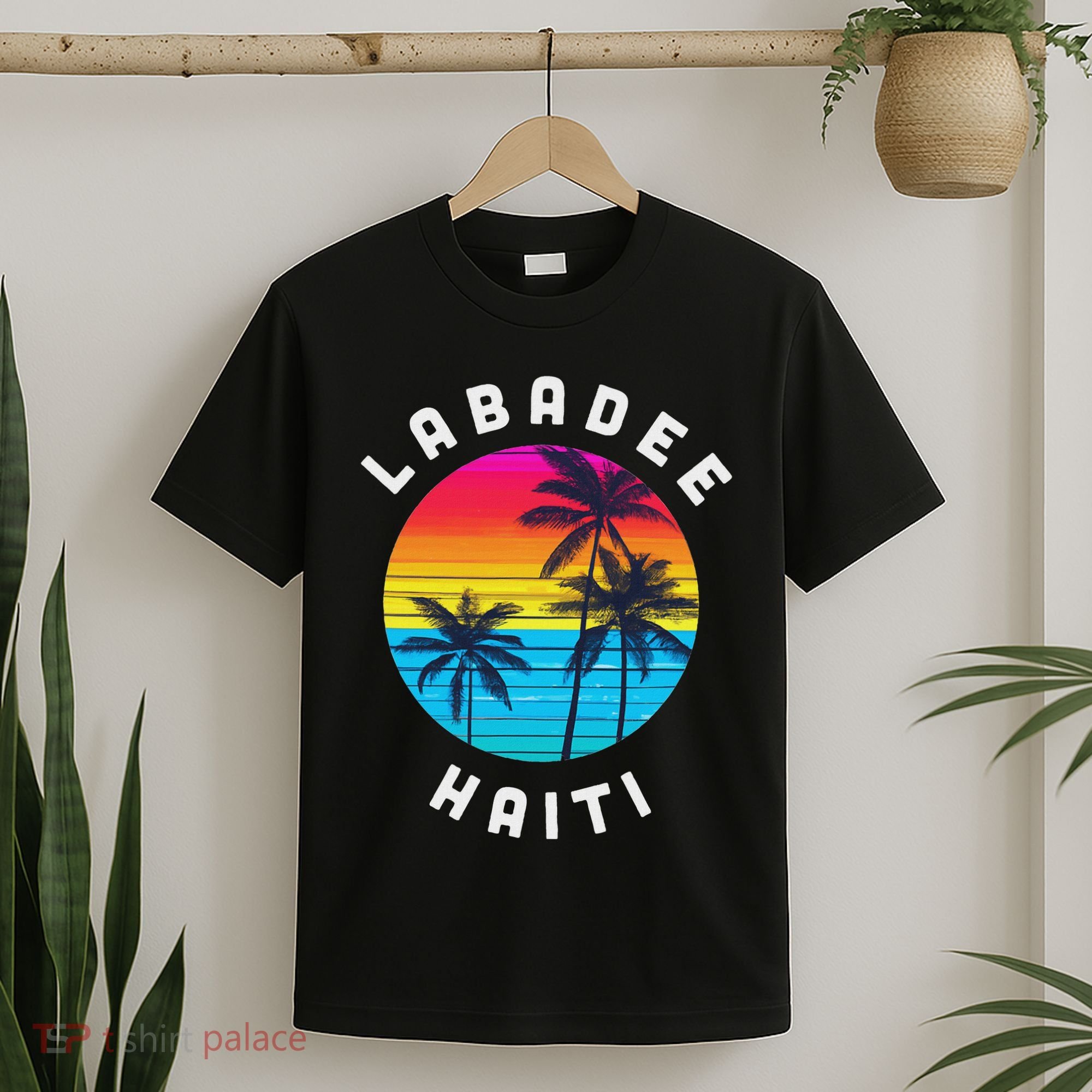 Labadee Haiti Vacation Souvenir Sunset Beach T-Shirt