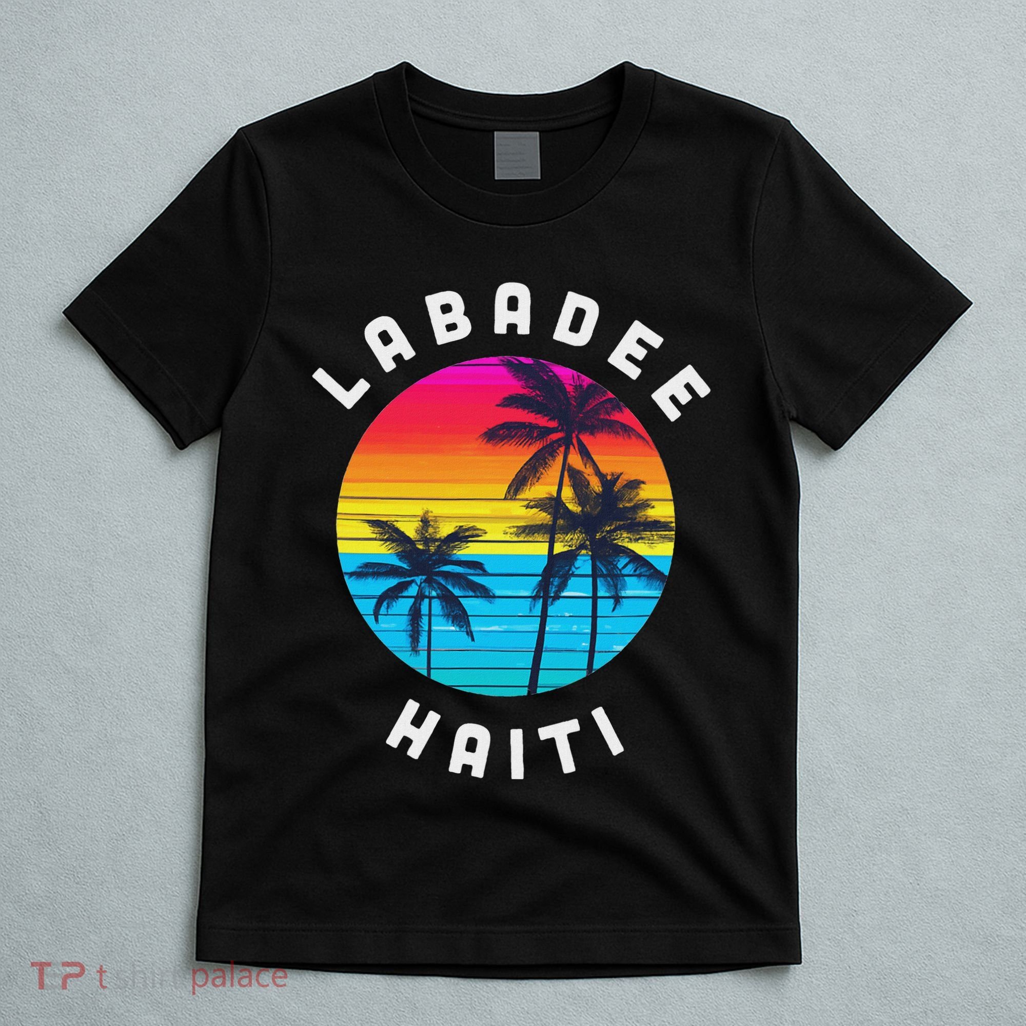 Labadee Haiti Vacation Souvenir Sunset Beach T-Shirt