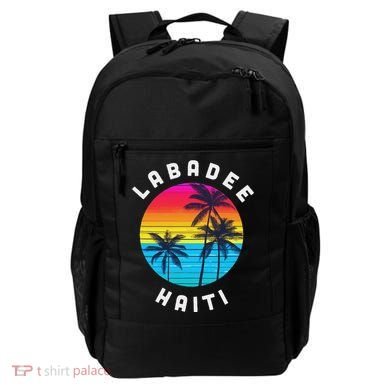 Labadee Haiti Vacation Souvenir Sunset Beach Backpack