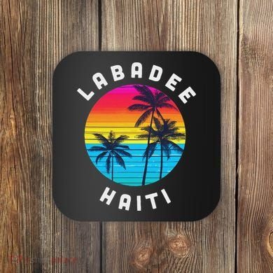 Labadee Haiti Vacation Souvenir Sunset Beach Coaster