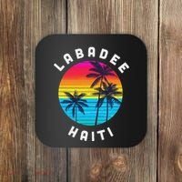 Labadee Haiti Vacation Souvenir Sunset Beach Coaster thumb 0