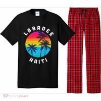 Labadee Haiti Vacation Souvenir Sunset Beach Pajama Set thumb 0