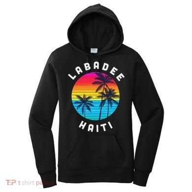 Labadee Haiti Vacation Souvenir Sunset Beach Women's Hoodie