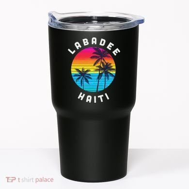 Labadee Haiti Vacation Souvenir Sunset Beach Tumbler