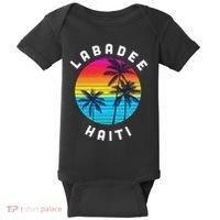 Labadee Haiti Vacation Souvenir Sunset Beach Baby Bodysuit thumb 0