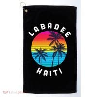 Labadee Haiti Vacation Souvenir Sunset Beach Golf Towel thumb 0