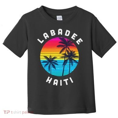Labadee Haiti Vacation Souvenir Sunset Beach Toddler T-Shirt