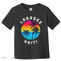 Labadee Haiti Vacation Souvenir Sunset Beach Toddler T-Shirt thumb 0