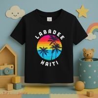 Labadee Haiti Vacation Souvenir Sunset Beach Toddler T-Shirt thumb 3