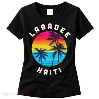 Labadee Haiti Vacation Souvenir Sunset Beach Women's T-Shirt