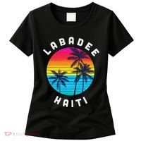 Labadee Haiti Vacation Souvenir Sunset Beach Women's T-Shirt thumb 0