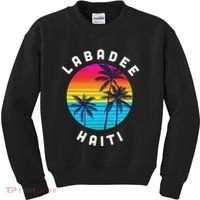Labadee Haiti Vacation Souvenir Sunset Beach Kids Sweatshirt thumb 0