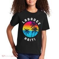 Labadee Haiti Vacation Souvenir Sunset Beach Kids T-Shirt thumb 2