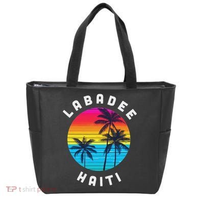 Labadee Haiti Vacation Souvenir Sunset Beach Tote Bag