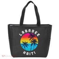 Labadee Haiti Vacation Souvenir Sunset Beach Tote Bag thumb 0