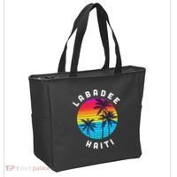 Labadee Haiti Vacation Souvenir Sunset Beach Tote Bag thumb 2