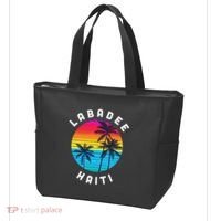 Labadee Haiti Vacation Souvenir Sunset Beach Tote Bag thumb 3