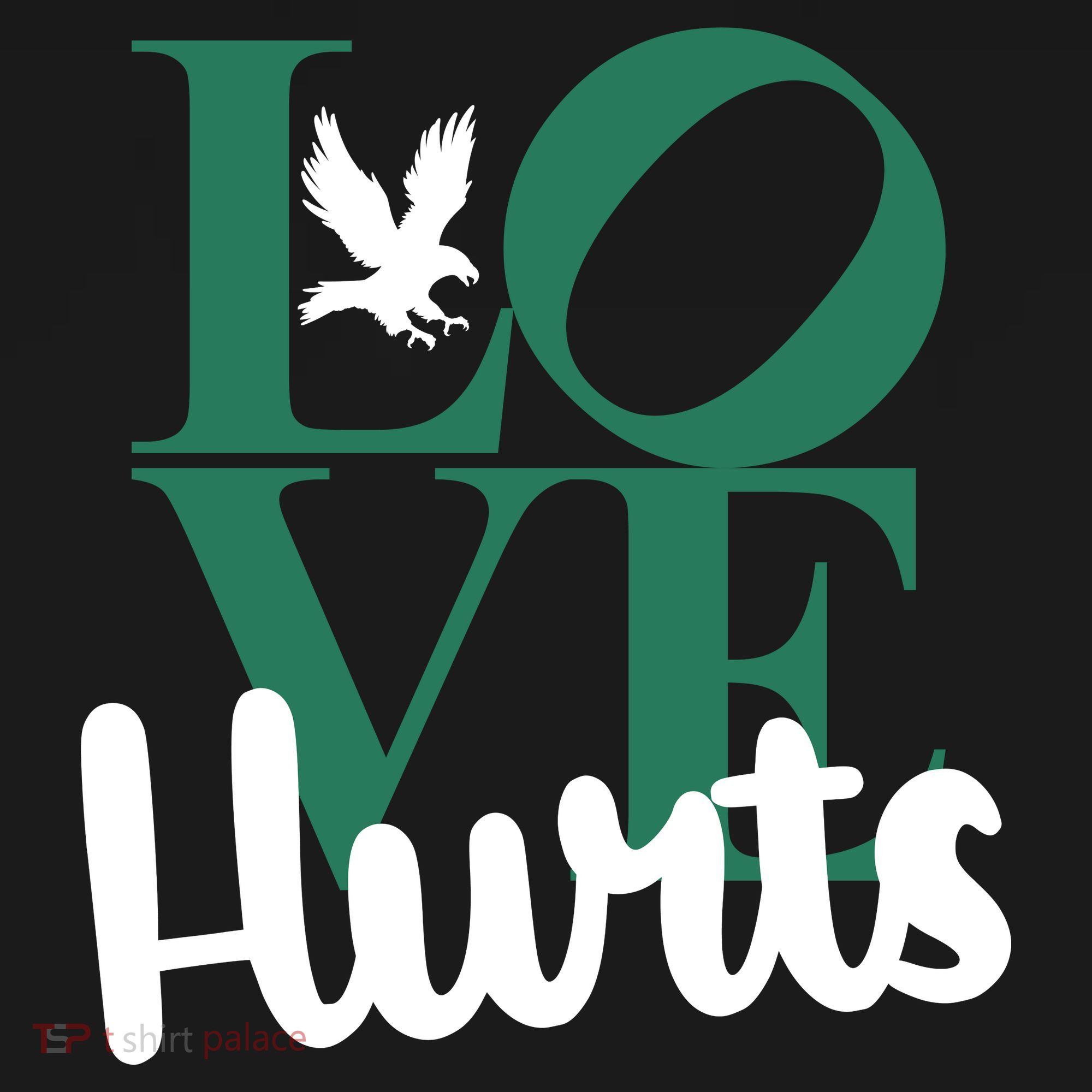 Love Hurts Vintage Philly Hurts So Good Eagles Fan T-Shirt