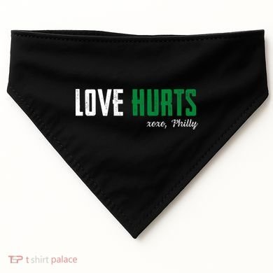 Love Hurts Vintage Philly Hurts So Good Fan Retro USA-Made Doggie Bandana