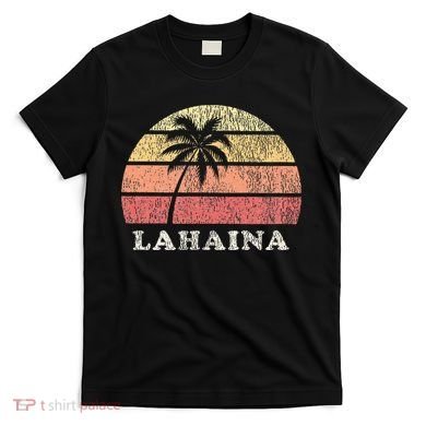 Lahaina Hawaii Vintage 70s Retro Throwback Design T-Shirt