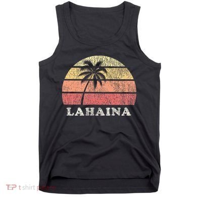 Lahaina Hawaii Vintage 70s Retro Throwback Design Tank Top