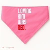 Loving Him Was Red USA-Made Doggie Bandana thumb 0