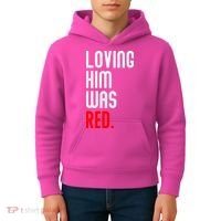 Loving Him Was Red Kids Hoodie thumb 4