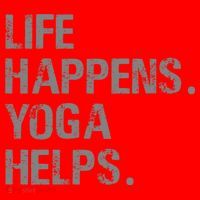 Life Happens Yoga Helps Santa Hat thumb 1