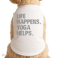 Life Happens Yoga Helps Doggie Tank thumb 0