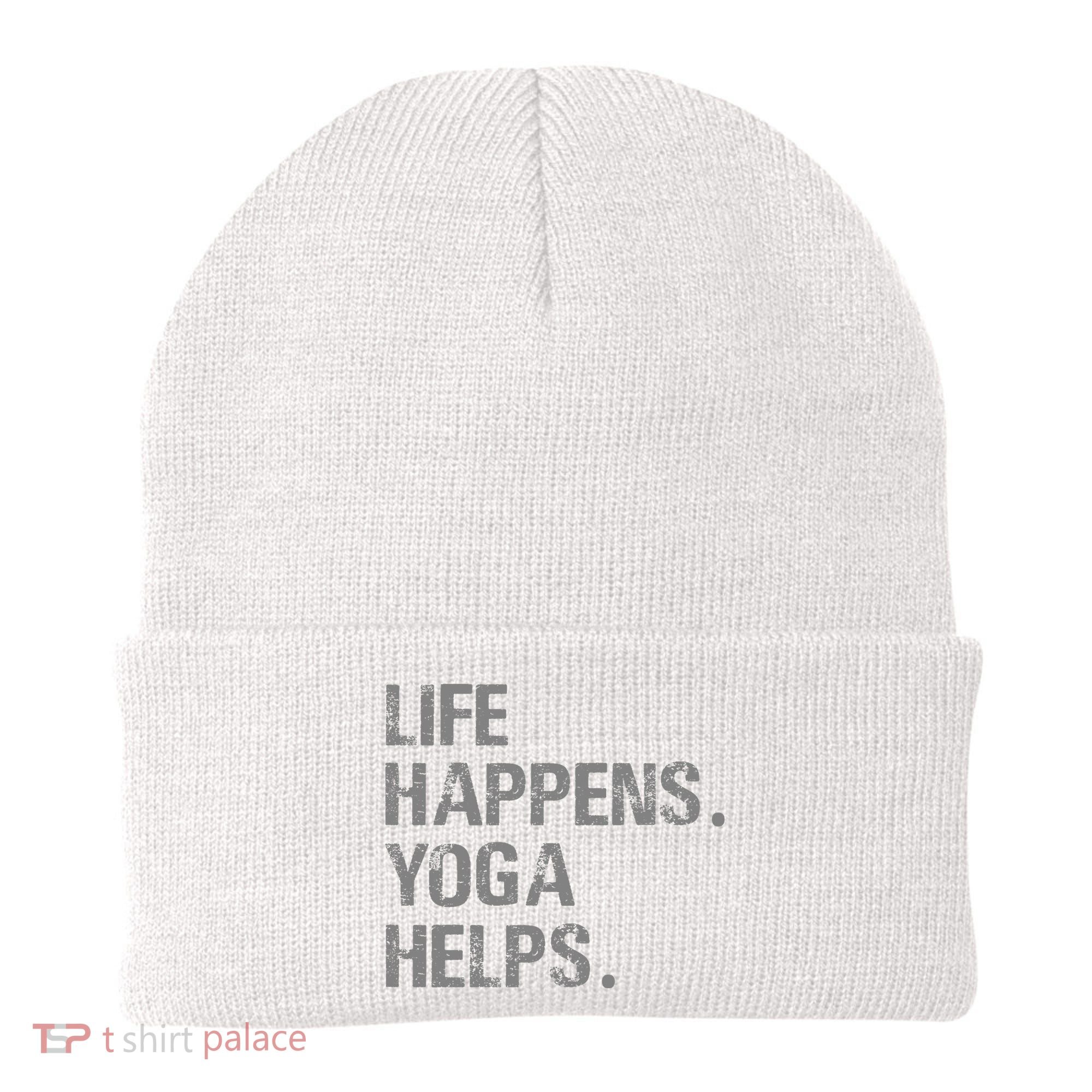 Life Happens Yoga Helps Beanie