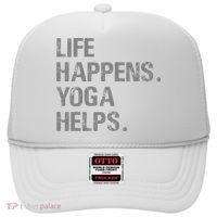 Life Happens Yoga Helps Hat thumb 0