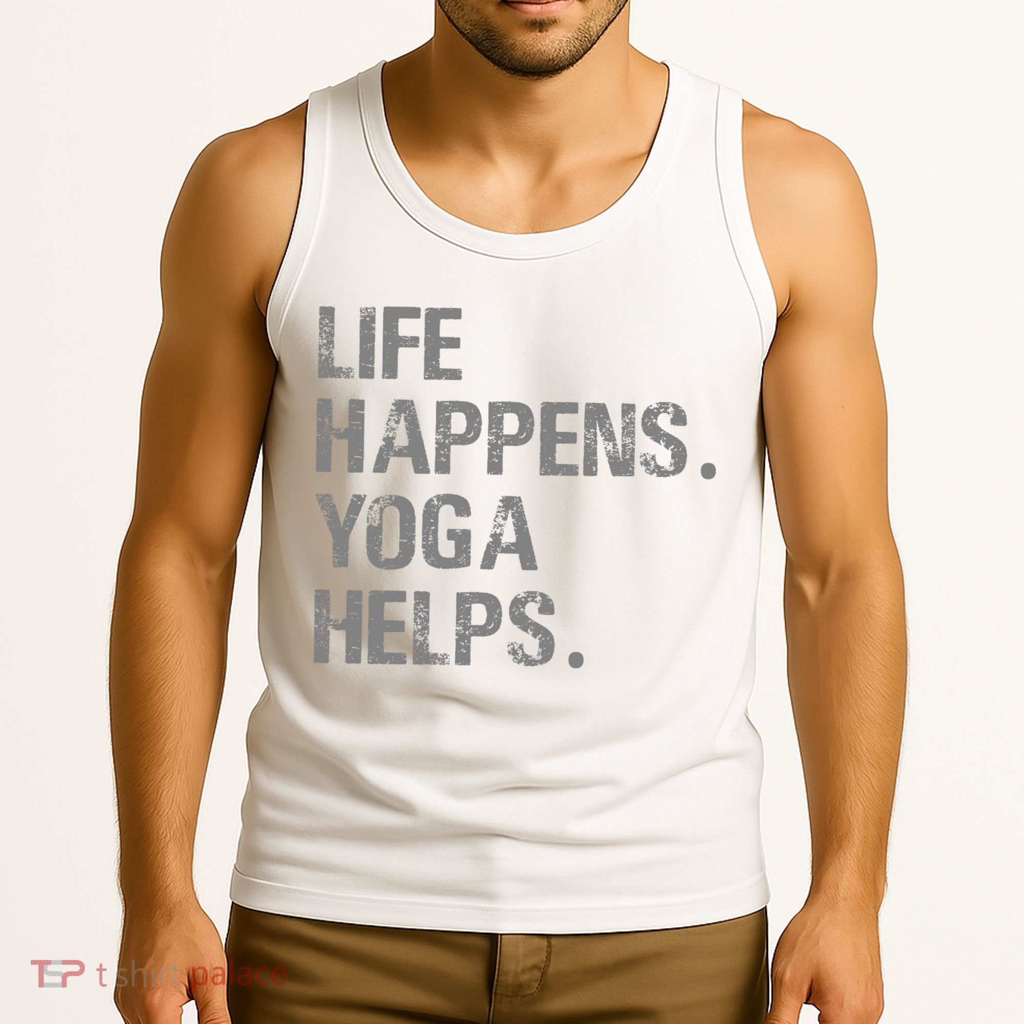 Life Happens Yoga Helps Tank Top