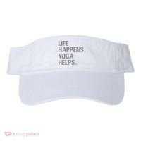 Life Happens Yoga Helps Visor thumb 0