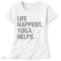 Life Happens Yoga Helps Women's T-Shirt thumb 0