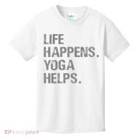 Life Happens Yoga Helps Kids T-Shirt thumb 0